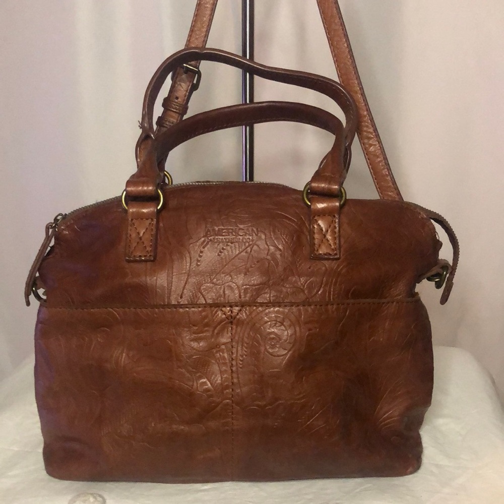 American Leather Brown Satchel